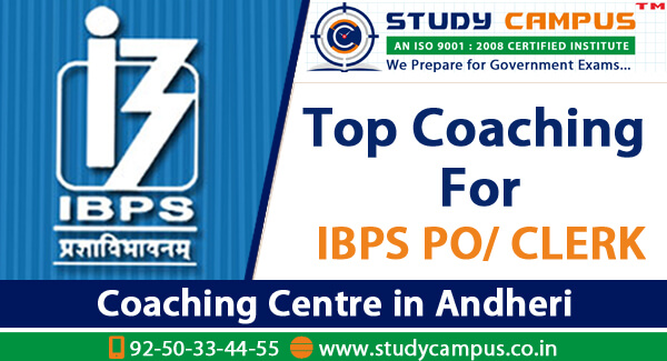 IBPS BANK CLERK Coaching in Andheri