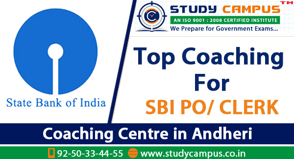 SBI BANK CLERK Coaching Classes in Andheri