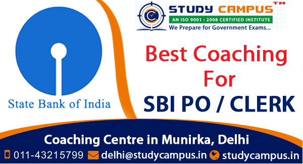 SBI Bank Clerk Coaching in Delhi, Munirka